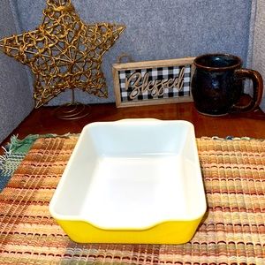 VINTAGE Pyrex Yellow #0503 (503-C) Refrigerator Dish